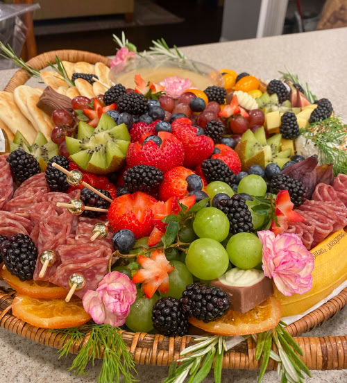 charcuterie from Rose Gold Charcuterie in Southern California