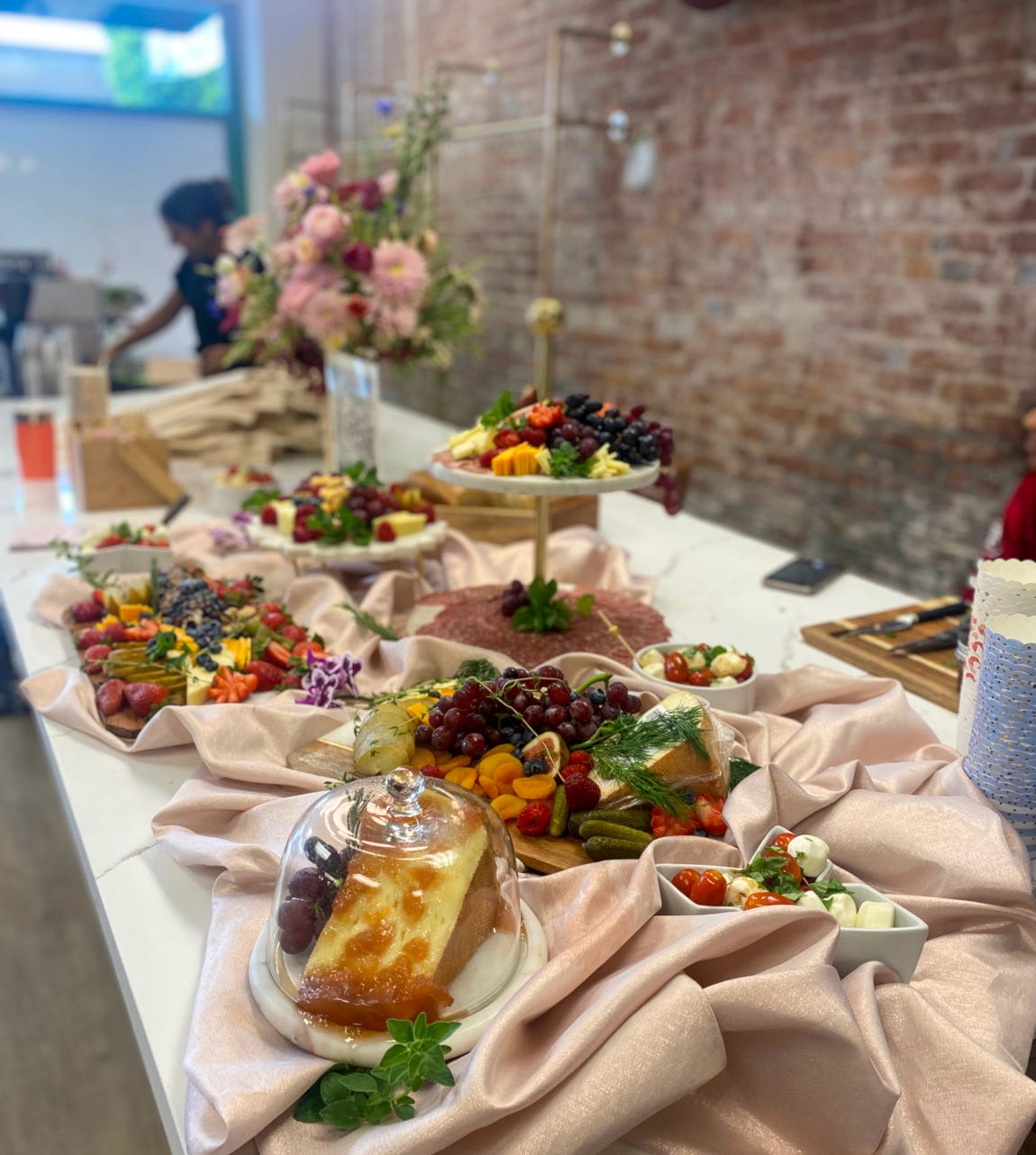 A Charcuterie Board with Assorted Foods