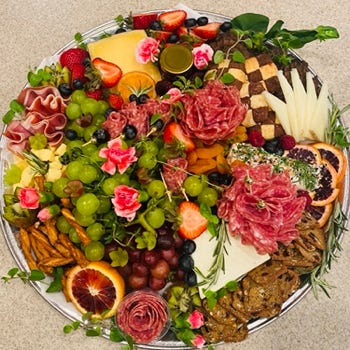 Walnuts and Forks on Wooden Plate